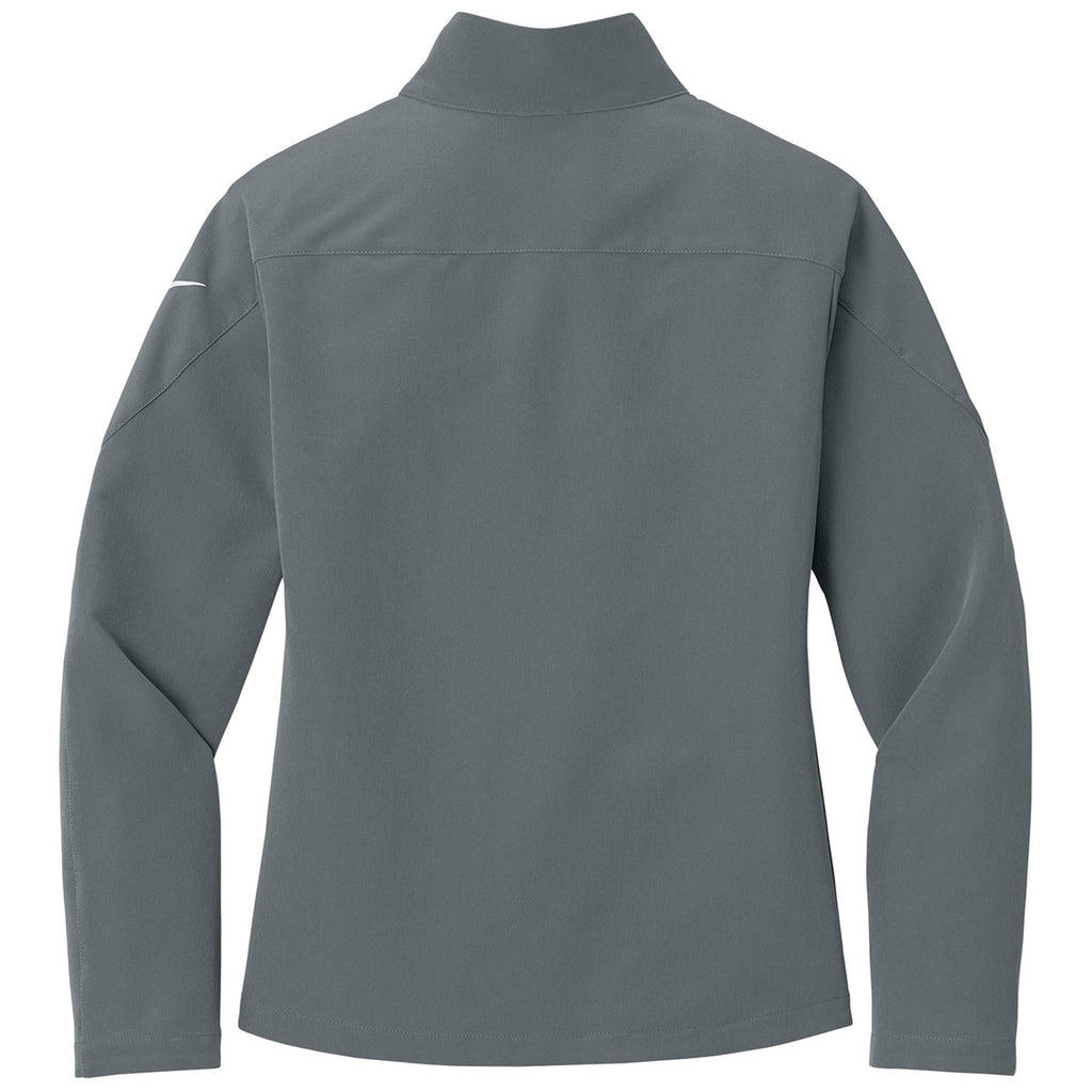 Nike Women's Dark Grey Full-Zip Soft Shell Jacket