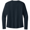 Next Level Women's Midnight Navy Cotton Relaxed Long Sleeve Tee
