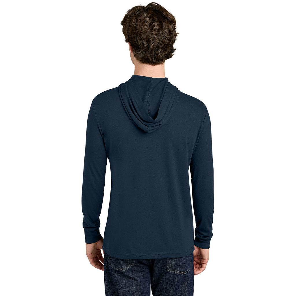 Next Level Men's Midnight Navy Apparel CVC Long Sleeve Hoodie