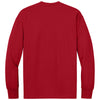 Next Level Men's Red Heavyweight Long Sleeve Tee