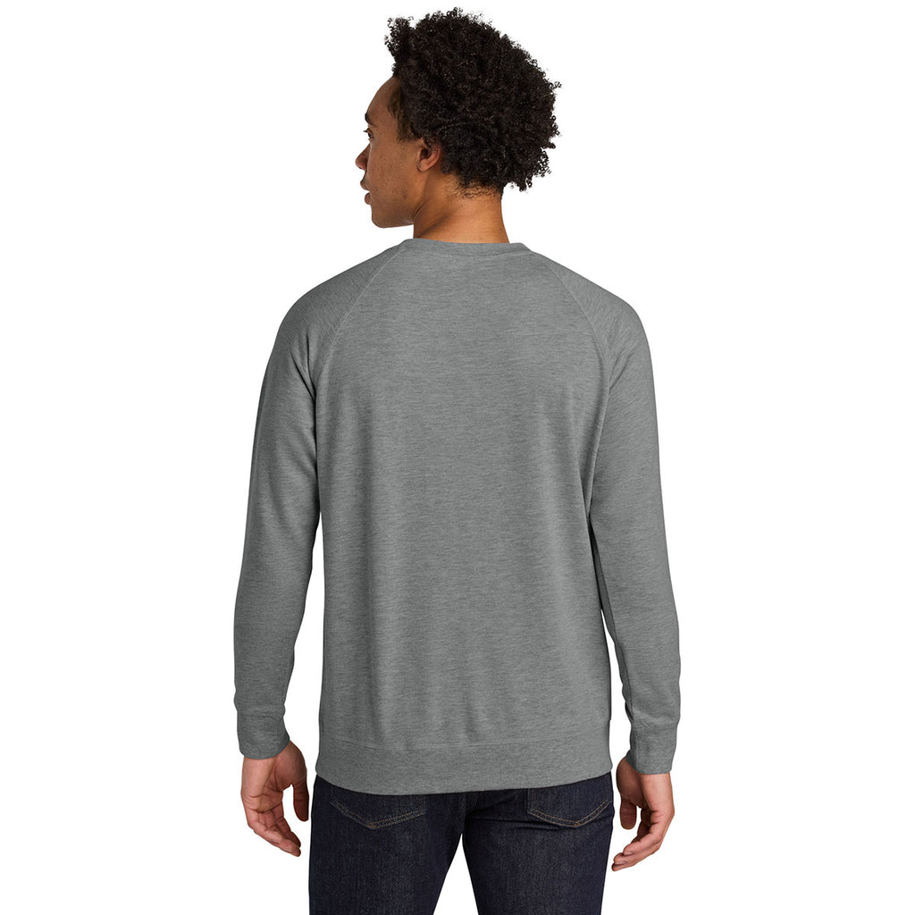 Next Level Men's Heather Gray Laguna Raglan Sweatshirt