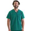 Onna Men's Clean Green Limitless V-Neck Stretch Scrub Top