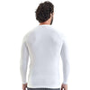 Onna Men's White Unstoppable Long Sleeve Fresh Underscrub Base Layer T-Shirt