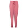 Onna Women's Calm Pink Energized Stretch Jogger Scrub Pants