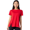 Verve Women's Flame Red Influx Short Sleeve Tee