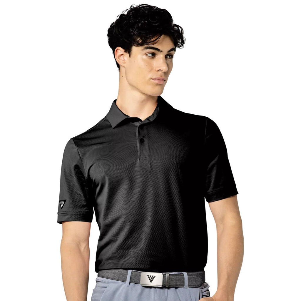 Levelwear Men's Black Eternal Polo