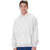 Hanes Unisex Ash Beefy Sweats Premium Heavyweight Hooded Sweatshirt