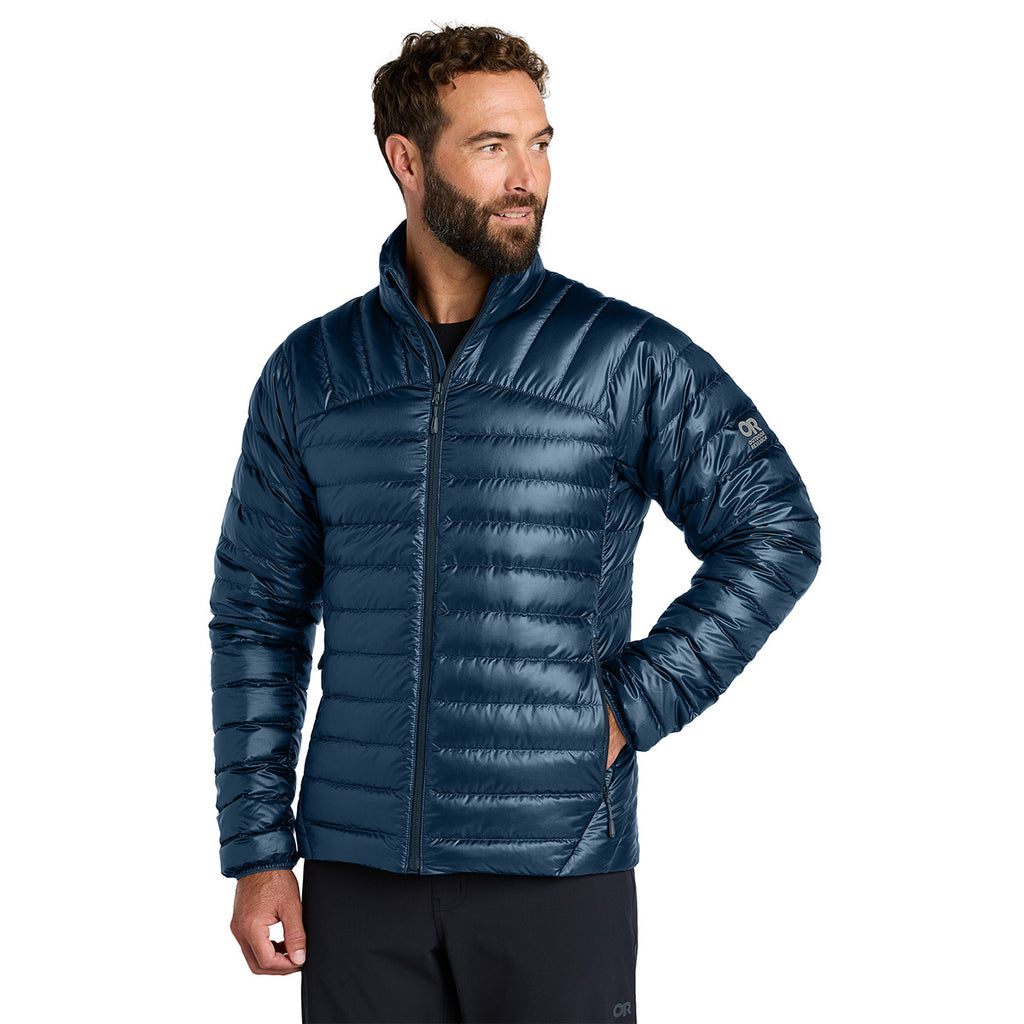 Outdoor Research Men's Naval Blue 800 Tech Down Jacket