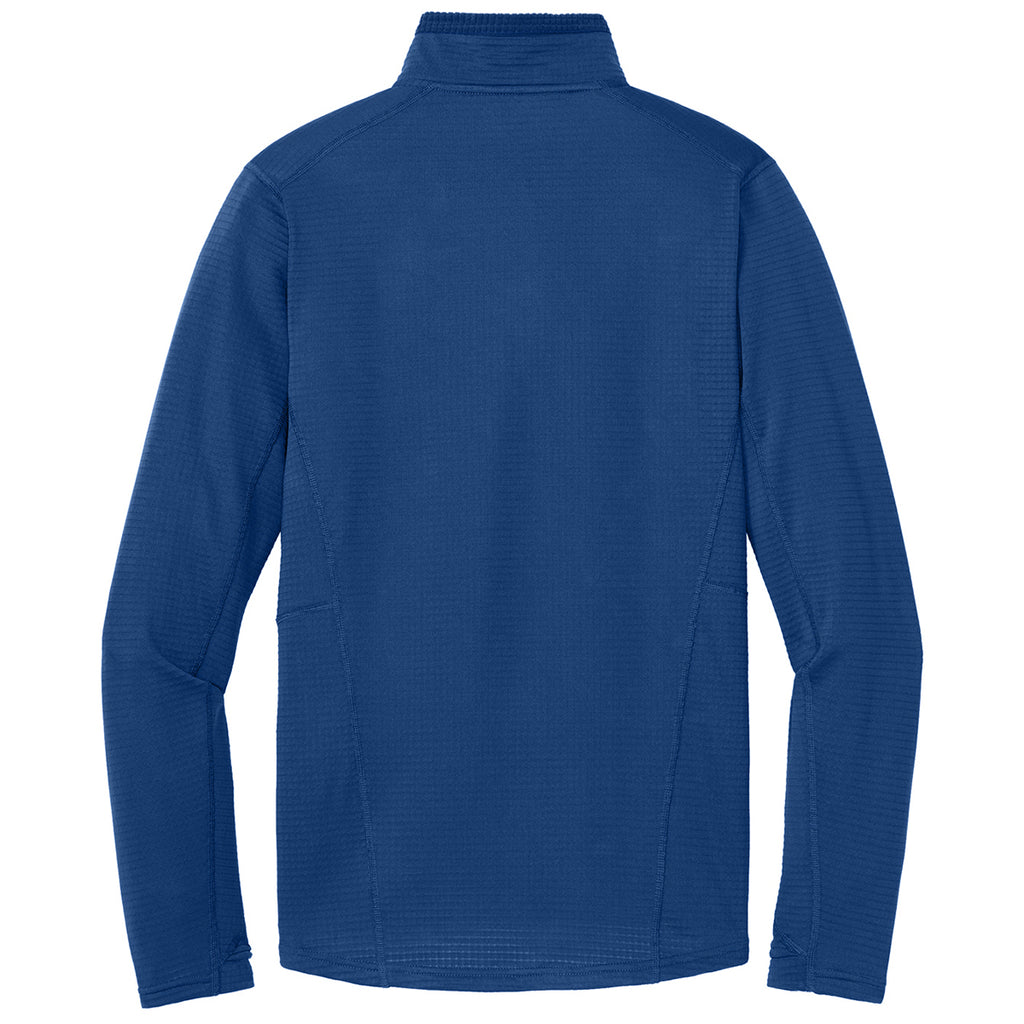 Outdoor Research Men's Galaxy Blue Tech Grid 1/4-Zip Fleece