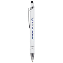 SnugZ White Camden Recycled Aluminum Pen