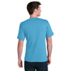 Port & Company Men's Aquatic Blue Core Blend Recycled Tee