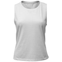 BAW Women's White High Low Tank