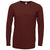 BAW Unisex Maroon Soft-Tek Blend Long Sleeve Shirt