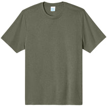 Port & Company Men's Olive Drab Green Heather Heather Performance Tee