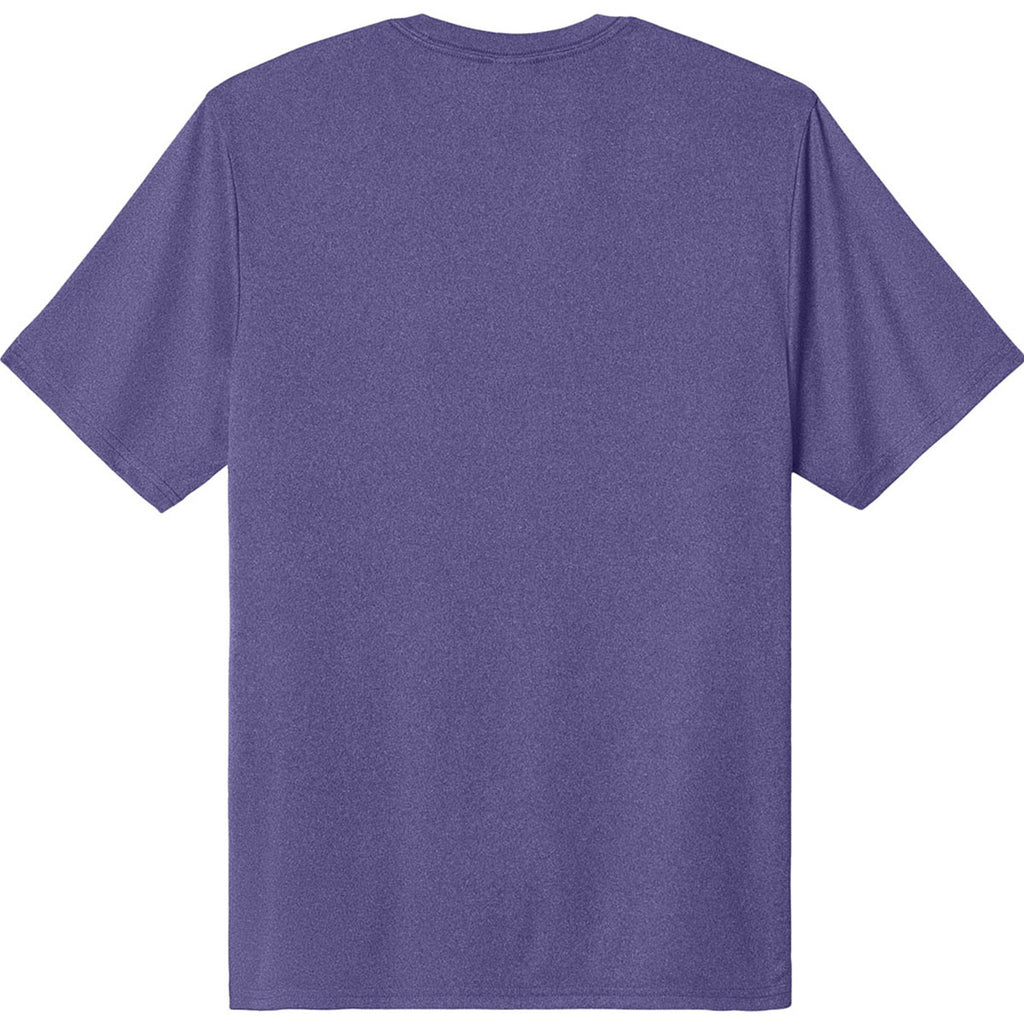 Port & Company Men's Team Purple Heather Heather Performance Tee