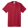 Port & Company Men's Red Tall Core Cotton Tee