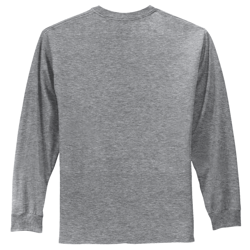 Port & Company Men's Athletic Heather Long Sleeve Essential Tee