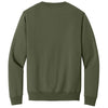 Port & Company Unisex Olive Drab Green Core Fleece Crewneck Pocket Sweatshirt