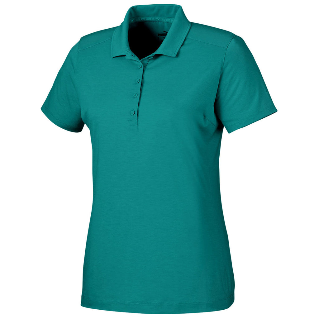 Puma Golf Women's Green Lagoon Bandon Polo