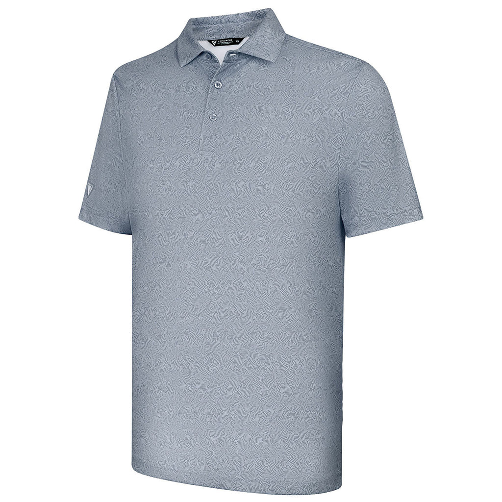 Levelwear Men's Pebble Graph Polo