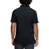 UNRL Men's Black Pique Pro Polo
