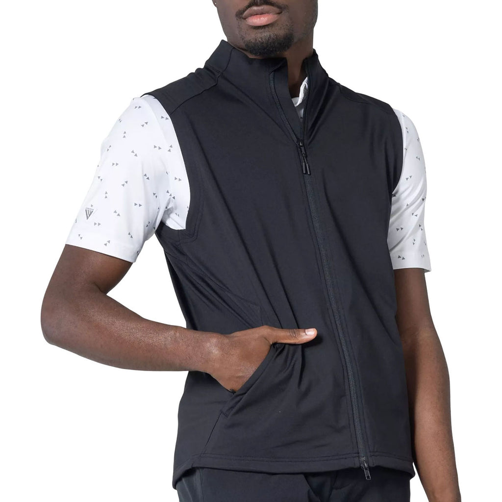 Levelwear Men's Black Resort Vest