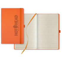 Castelli Orange All Color Medio Lined Ivory Page Journal