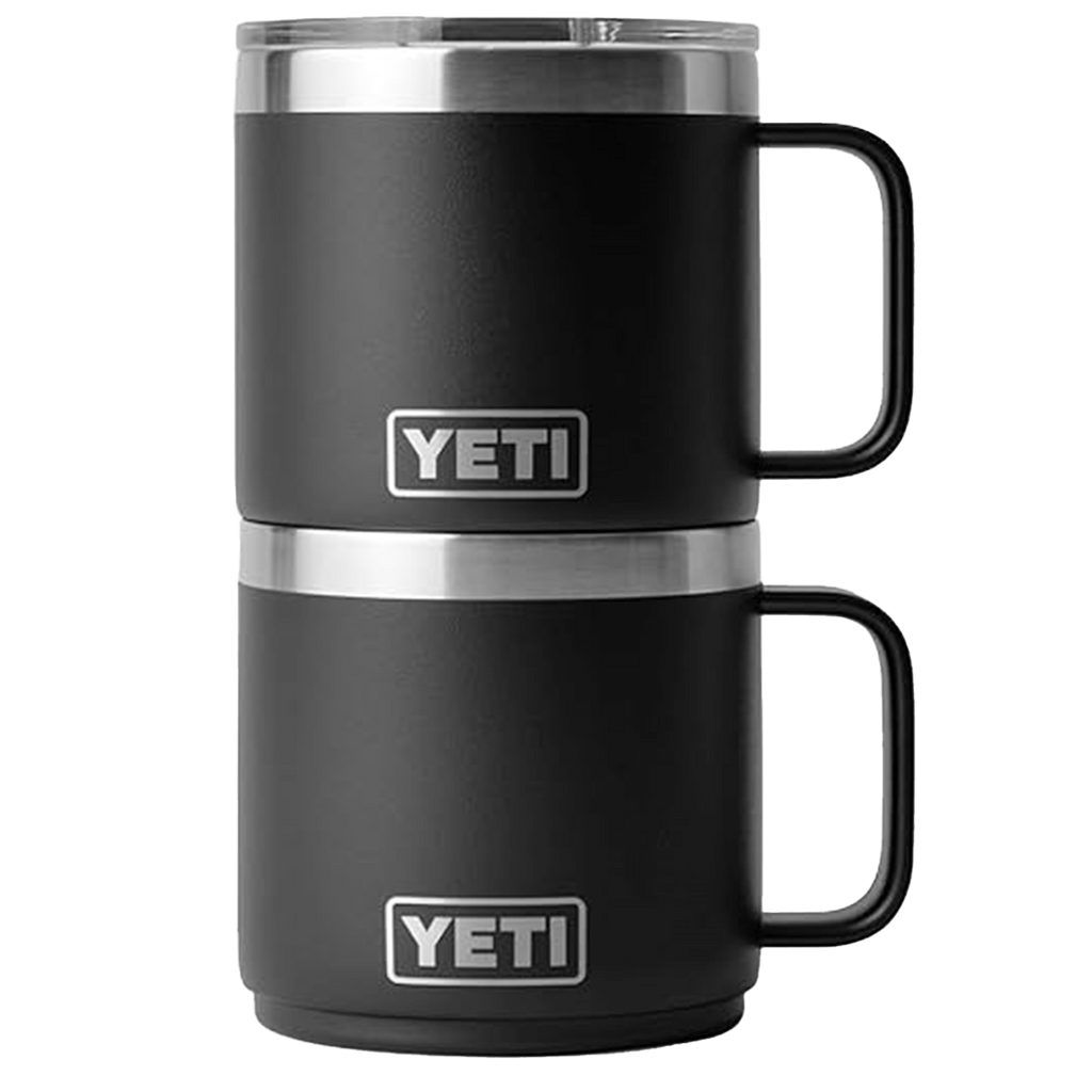 48-Hour YETI Black Rambler 14 oz Stackable Mug