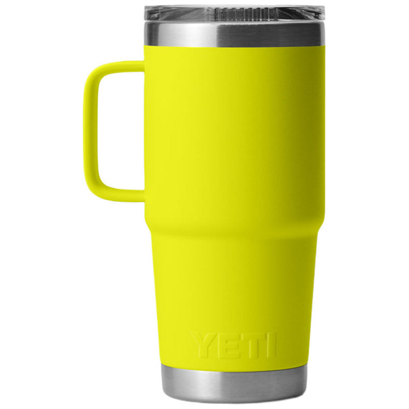 YETI Firefly Yellow Rambler 20 oz Travel Mug