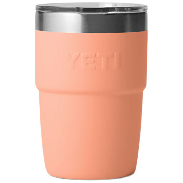 YETI Lowcountry Peach Rambler 8 oz Stackable Cup with Lid