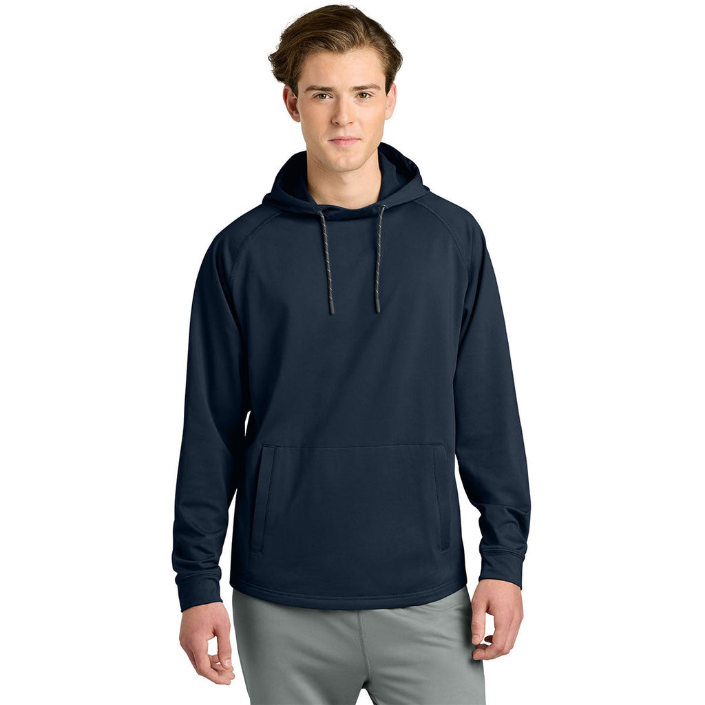 Richardson Men's Navy Charge Performance Fleece Long Sleeve Hoodie