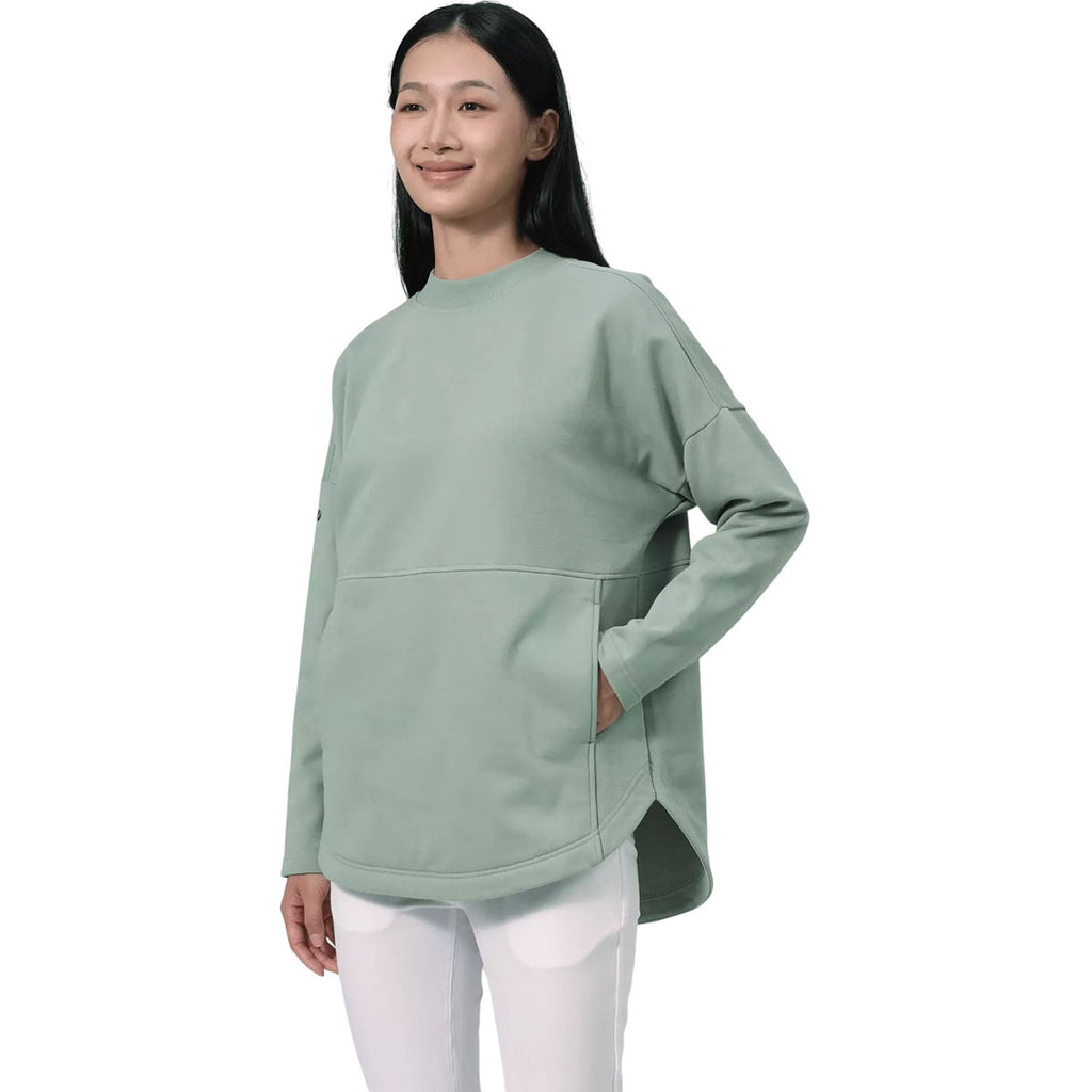 Verve Women's Iceberg Green Beaudry Crew