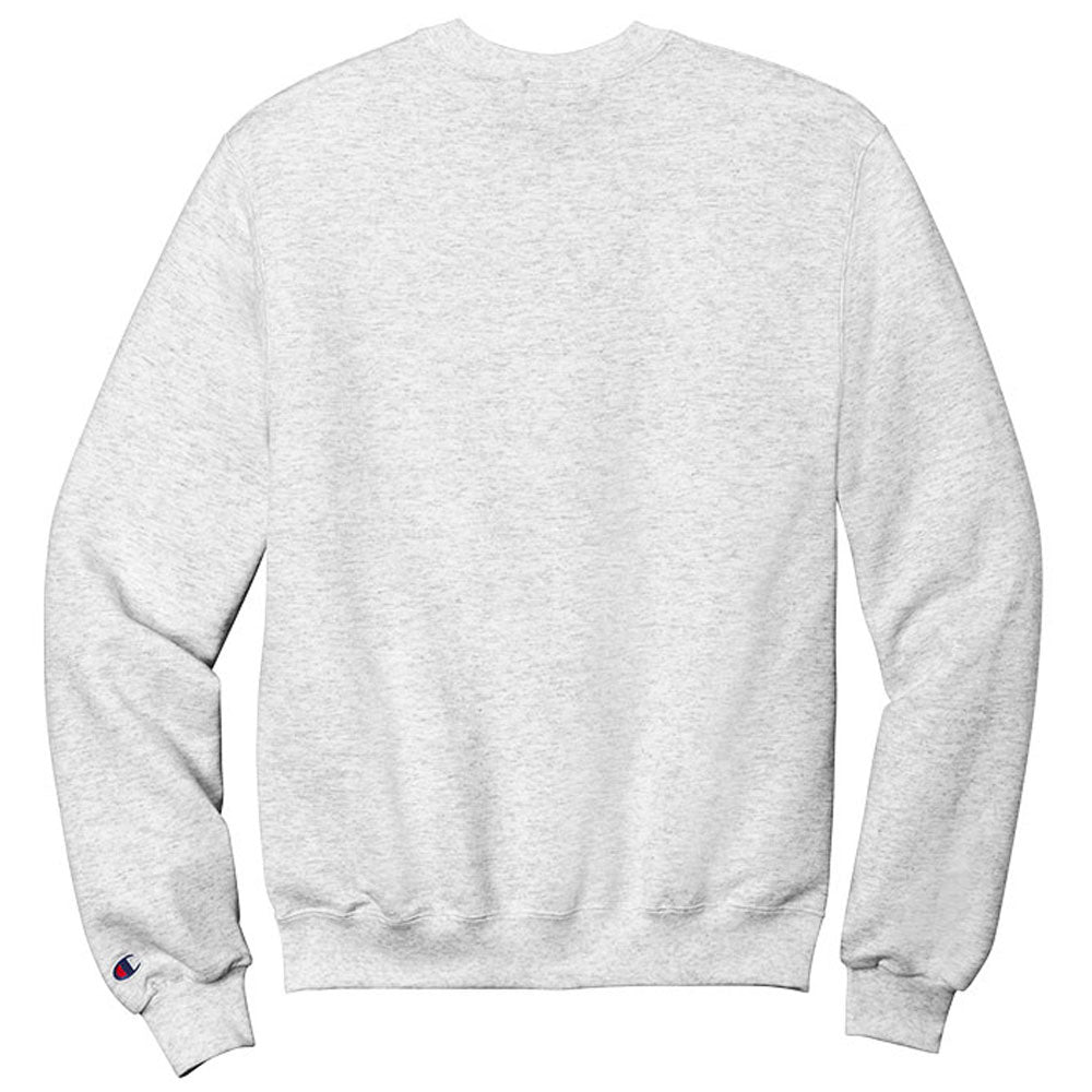 Champion Unisex Silver Grey Eco Fleece Crewneck Sweatshirt