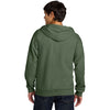 Gildan Men's Military Green Softstyle Midweight Fleece Full-Zip Hooded Sweatshirt
