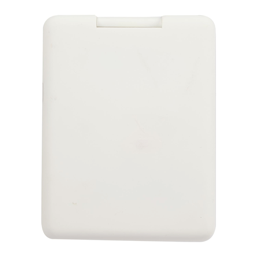 Bullet White Rechargeable 100% RABS LED Compact Mirror