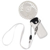 Bullet White Rechargeable Personal LED Fan