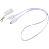 Bullet White 5-in-1 40W PD Charging Cable Lanyard