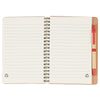 Bullet Red 5'' x 7'' Eco-Friendly Spiral Notebook with Pen