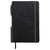 Bullet Black 6'' x 8.5'' FSC Mix Viola Bound Notebook with Pen