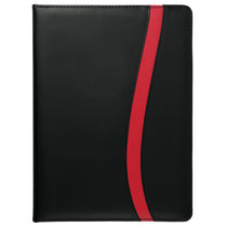 Bullet Black w/Red Trim FSC Mix Session Padfolio