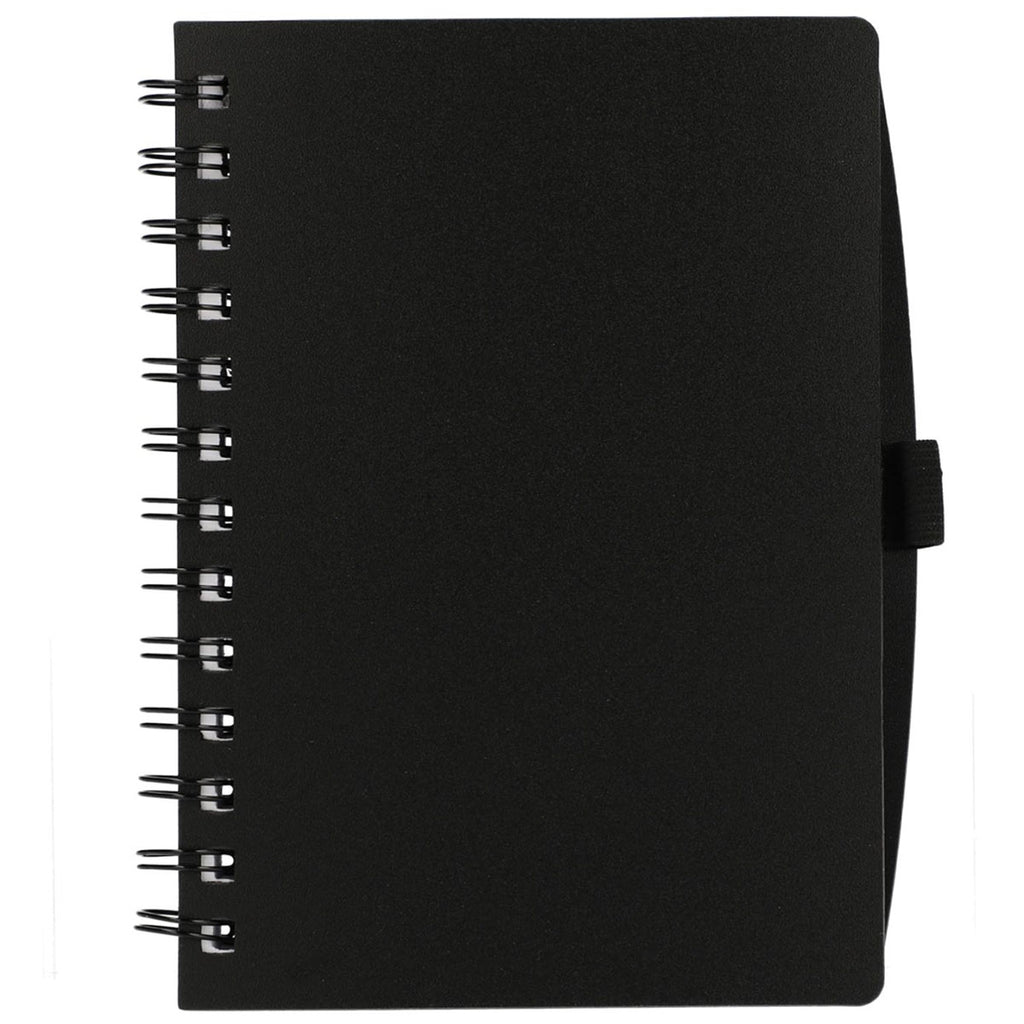 Bullet Black FSC Recycled Coordinator Spiral Notebook