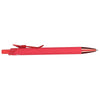 Bullet Red Metallic Recycled Aluminum Soft Touch Gel Pen