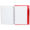 Bullet Red Recycled Pace Spiral Notebook W/Pen