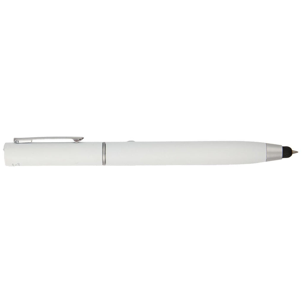 Bullet White 3-in-1 Tech Cleaning Stylus Gel Pen