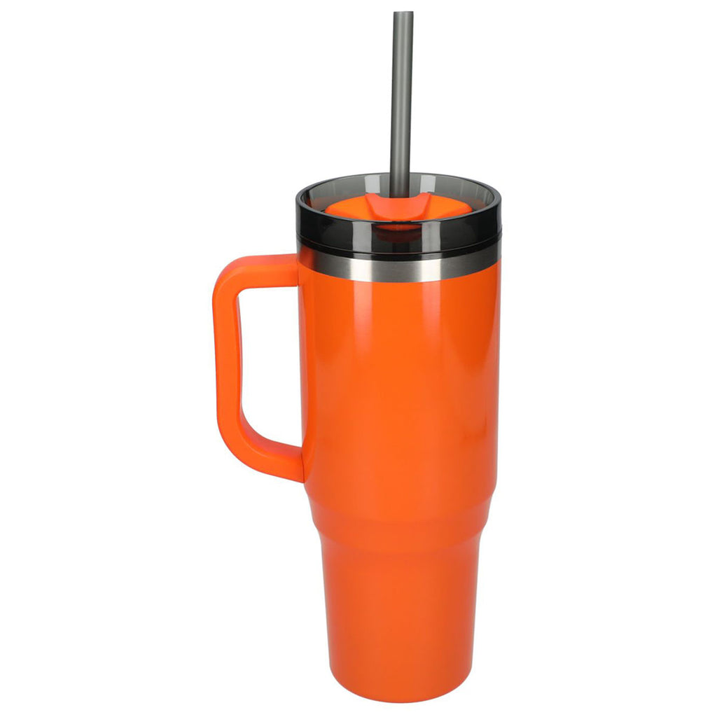 Bullet Orange Thor 40 oz Eco-Friendly Straw Tumbler