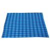 Bullet Blue Rollable Plaid Fleece Throw Blanket 50'' x 60'' Unfolded