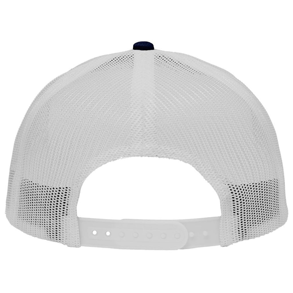 Sportsman Chino Navy/White Lo-Pro Mesh Back Trucker Fit Cap