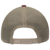 Sportsman X Hatch Red/Khaki Modern Six-Panel Trucker Fit Cap