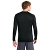 Sport-Tek Men's Black PosiCharge Compression Long Sleeve Tee