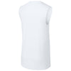 Sport-Tek Men's White PosiCharge Compression Sleeveless Tee